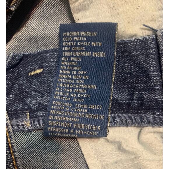 Bongo Jeans Womens 9 Dark Wash Low Rise Embellished Pocket Straight Leg Pants - Picture 11 of 15